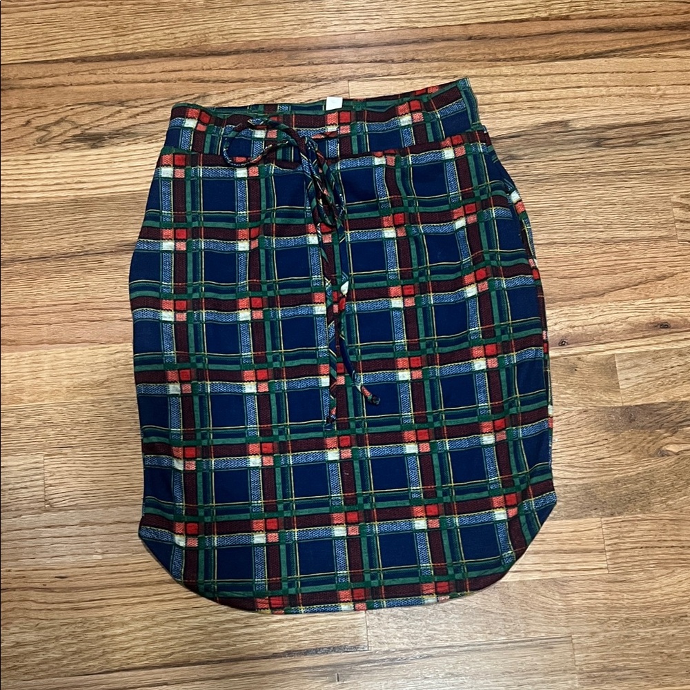 LARA Plaid Mini Dress - Red, Green, Blue